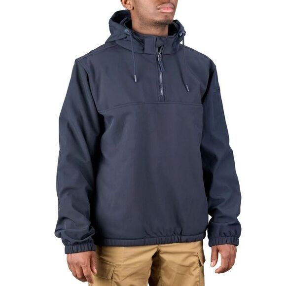 Propper Navy Blue Fleece Lined Utility Jacket Removable Hood Men’s Coat XS NWT - Picture 1 of 16